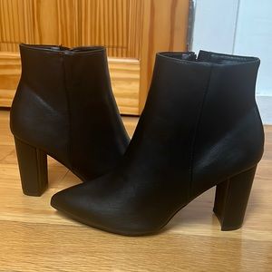Dream Paris Pointed Toe Heeled Bootie